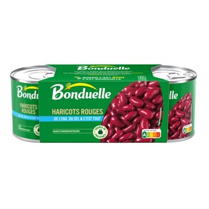 Bonduelle Haricots Rouges Jus Nature 3x125g