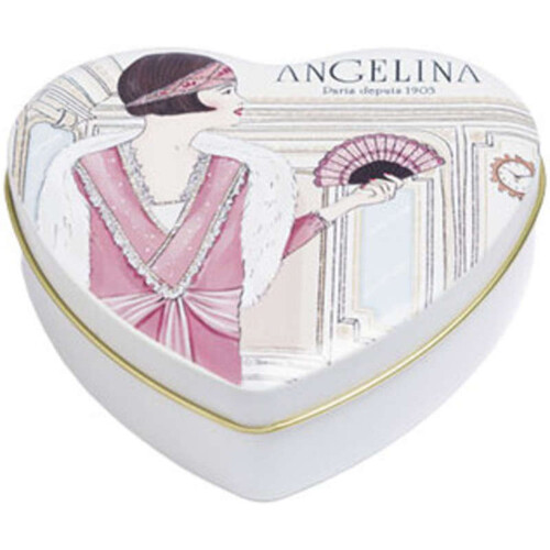 Angelina Boîte cœur de chocolats pralinés 78G