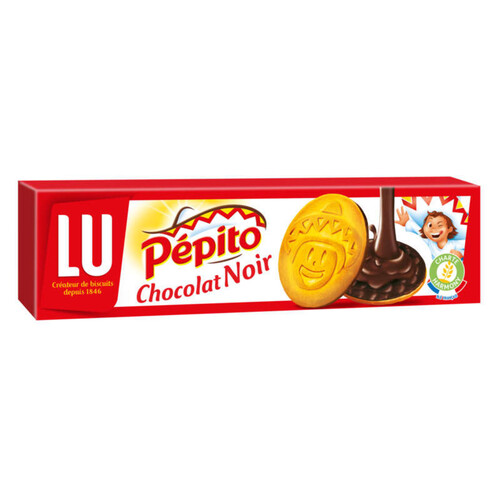 Lu Pepito Biscuits nappés au Chocolat Noir 192g