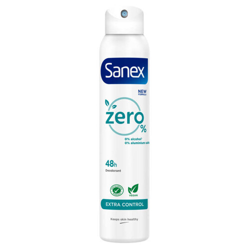 Sanex Déodorant Spray sans sels d'aluminium Zéro 0% 200ml