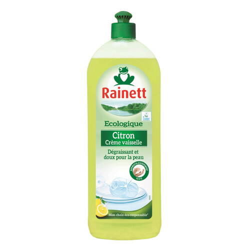 Rainett Liquide Vaisselle Main Ecologique Crème Citron 750 ml..