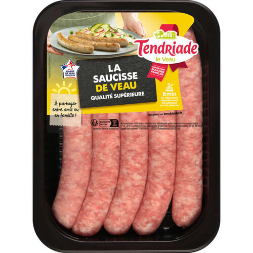 Tendriade Saucisse De Veau Nature