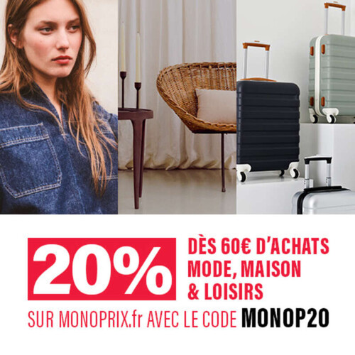 Profitez d'une offre exceptionnelle pour découvrir notre tout nouveau site Monoprix Shopping !