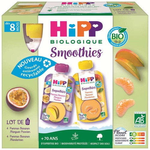[Par Naturalia] Hipp Biologique Fruit à boire Multipack 8x90ml