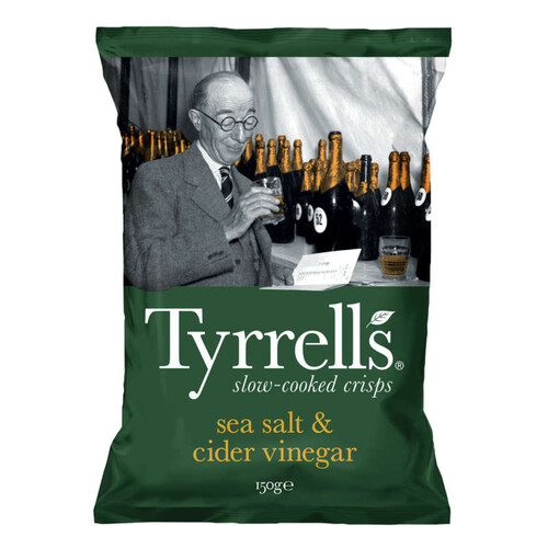 Tyrrell's Chips au sel et vinaigre 150g