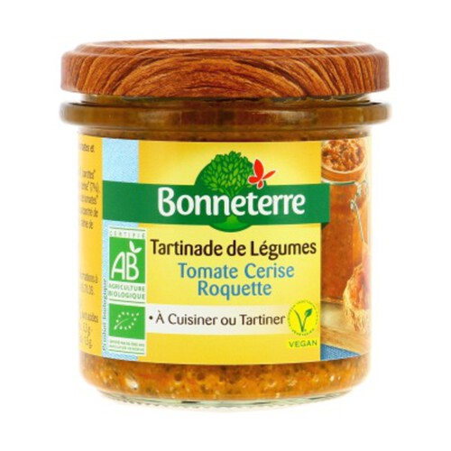 [Par Naturalia] Bonneterre Tartinade Tomate Cerise Roquette Bio 135g