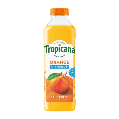 Tropicana  Jus Orange Vitamines+  75cl