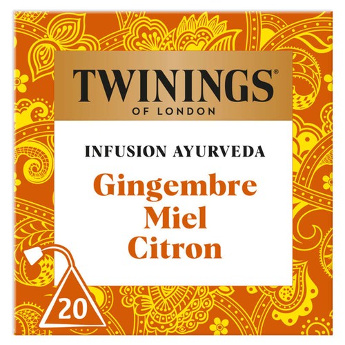 Twinings Infusion Ayurveda Gingembre 20 Sachets