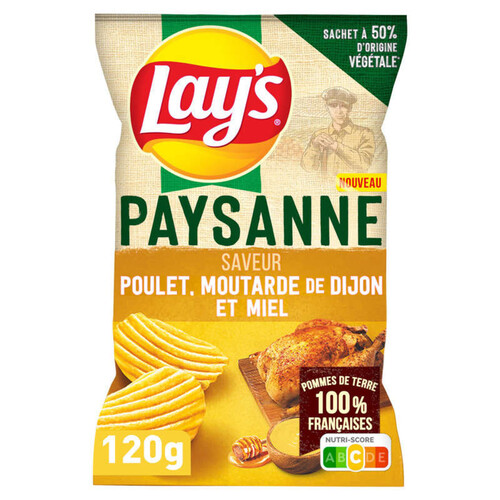 Lay's Chips Paysanne moutarde poulet miel 120g