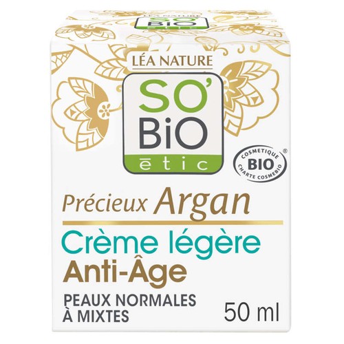 SO'BiO Étic Crème Légère Anti-âge 50ml