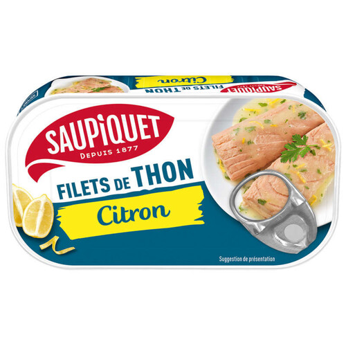 Saupiquet Filets de Thon au Citron 115g