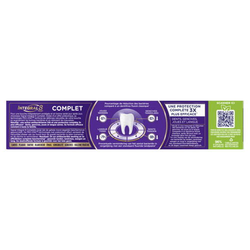 Signal integral 8 dentifrice complet prébiotique 75ml