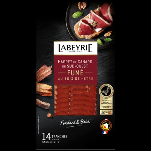 Labeyrie Magret de Canard du Sud-Ouest Fumé Fondant et Boisé 80g