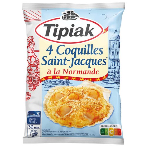 Tipiak Coquilles Saint-Jacques x4 90g