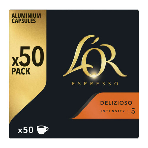 L'Or espresso delizioso café en capsules x50 intensite 5 - 260g