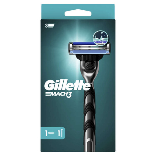 Gillette rasoir Mach3 + 2 Lames