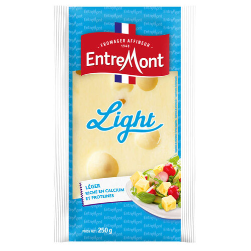 Entremont fromage allégé riche en calcium 250g