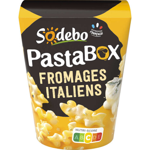 Sodebo Pasta Box Fusilli aux fromages italiens 330g