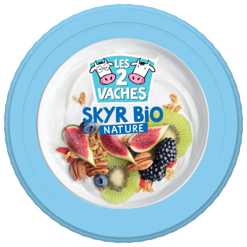 Les 2 vaches Skyr Nature Bio 480g