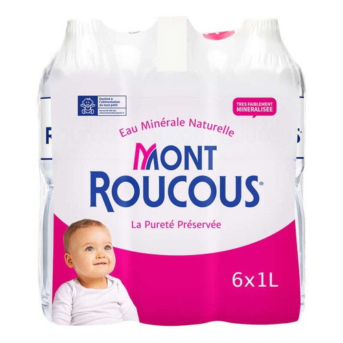 Mont Roucous Eau Minérale Naturelle 6x1L