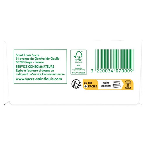 Saint Louis Sucre En Morceaux Numéro 4 1kg