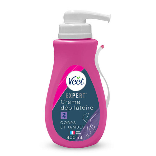 Veet Expert Crème dépilatoire  Corps Peaux sensibles 400ml