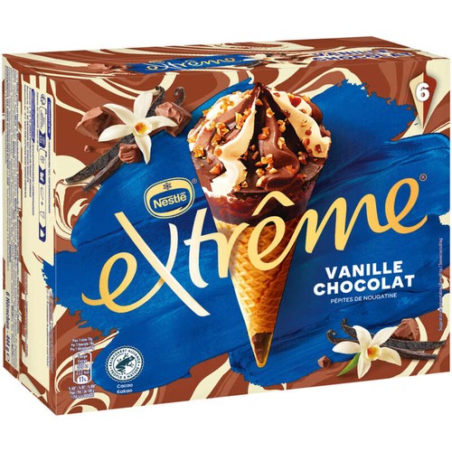 Nestlé Extrême Vanille Chocolat x6 444g