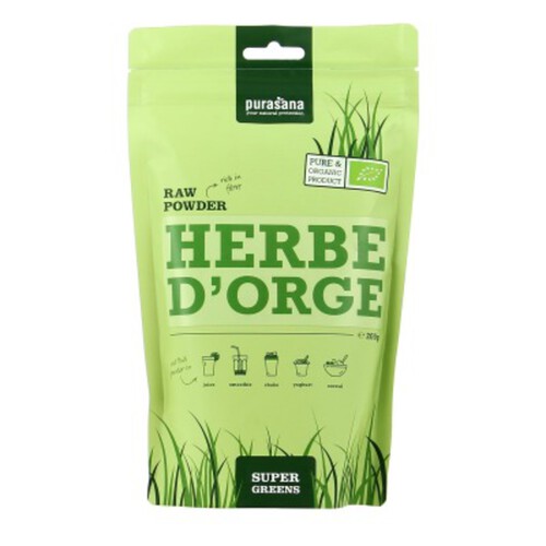 [Par Naturalia] Purasana Herbe d'orges en poudre Bio 200g