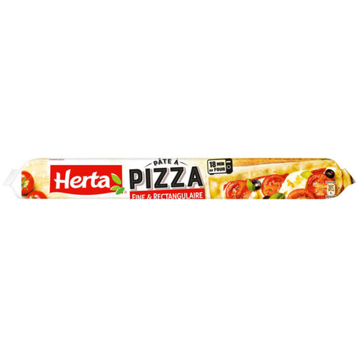 Herta pâte à pizza fine et rectangulaire