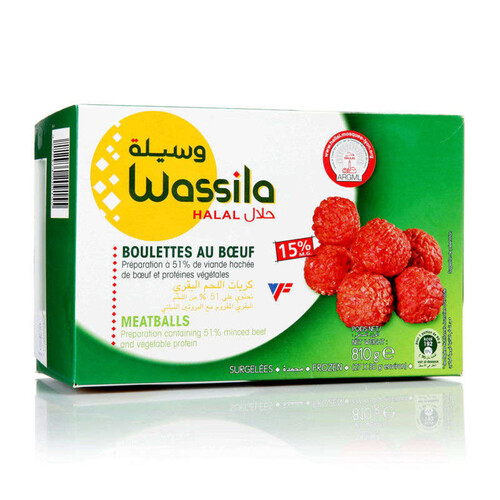 Wassila Boulettes au boeuf - 810g