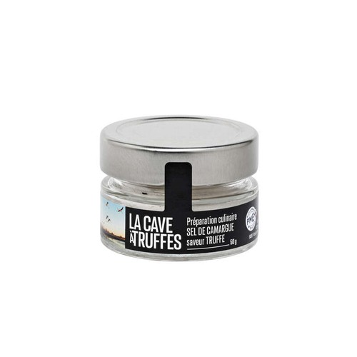 Préparation culinaire de Sel de Camargue saveur truffe