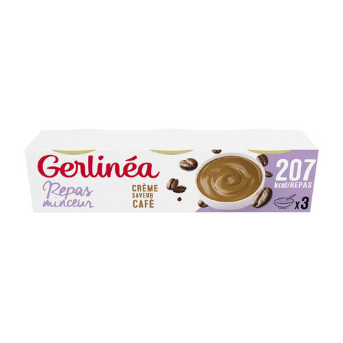 Gerlinéa Crème Saveur Café Crèmeux, Repas Minceur 210G