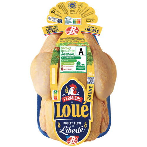 Loué Poulet Fermier Jaune Label Rouge 1.4Kg