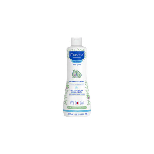 Mustela Bain mousse éveil à l'avocat bio 750ml