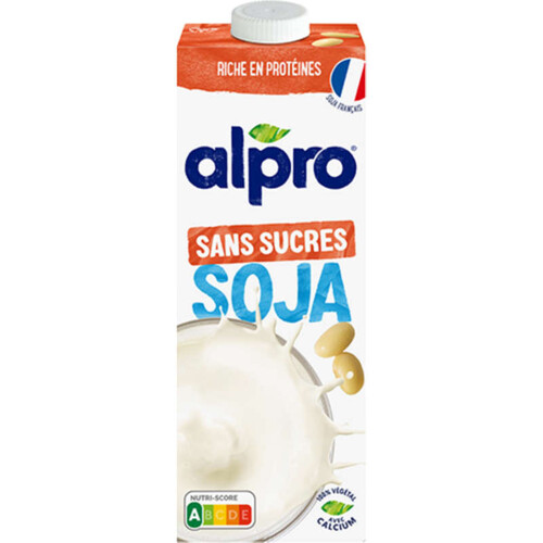 Alpro Boisson végétale soja sans sucres 1l