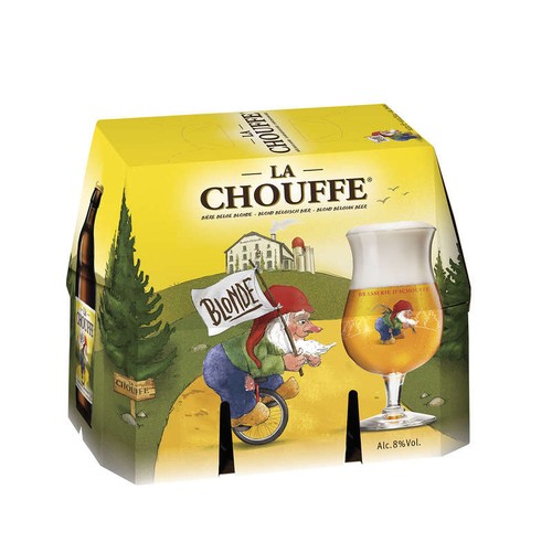 La Chouffe Bière Blonde 8° pack 6x33cl