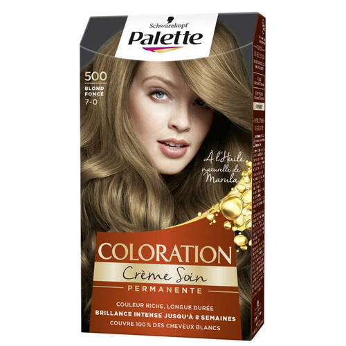 Schwarzkopf Palette Coloration Permanente Cheveux Blond Foncé 500