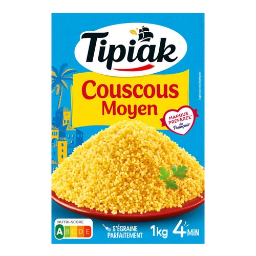 Tipiak Couscous Moyen 1kg