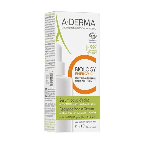 A-Derma Biology Energy vitamine C Sérum Coup d'Éclat 30ml