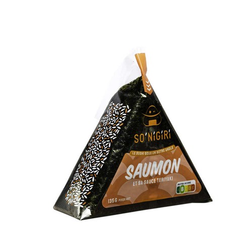 Sonigiri Onigiri Saumon Sauce Teriyaki 135g