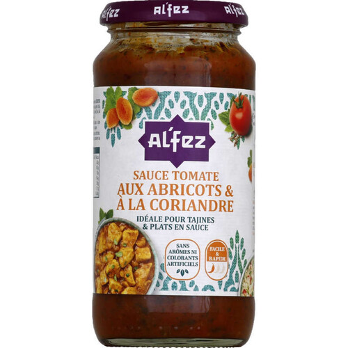 Alfez sauce tomate abricots à la coriandre 450g