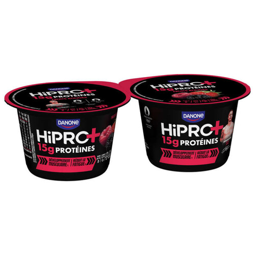 Danone Hipro+ 15g Protéines Fruits Rouges 2*160g