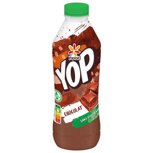 Yoplait yop yaourt a boire parfum chocolat bouteille 825g