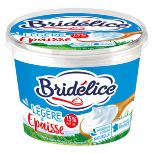Bridélice Crème Fraîche Epaisse 15% Mat.Gr Pot 50cl
