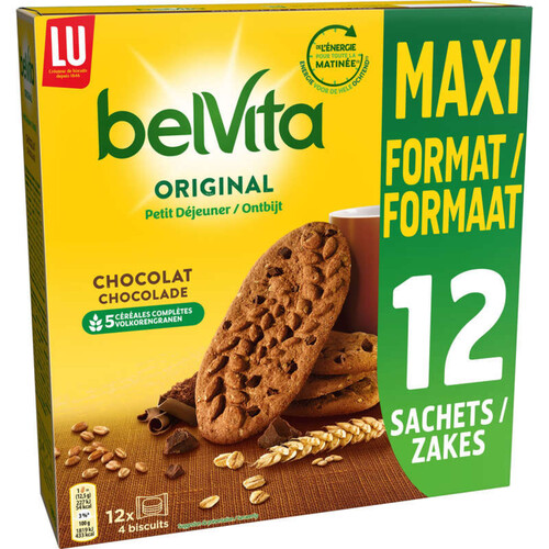 Lu Belvita Petit Déjeuner Biscuits au Chocolat 600g