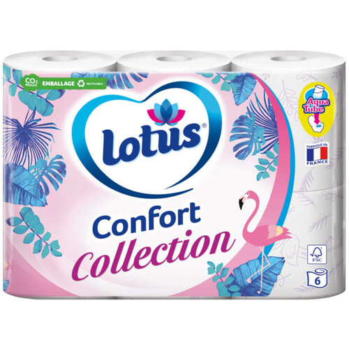 Lotus papier toilette confort collection x6