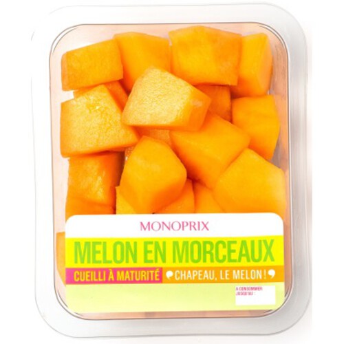 Monoprix melon en morceaux 350g