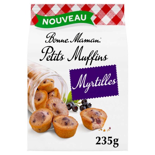 Bonne Maman Petits muffins Myrtille x16 235g