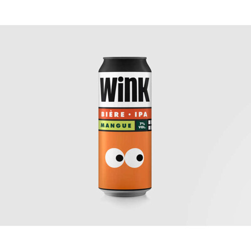 Wink Bière Ipa Mangue en Canette 44cl