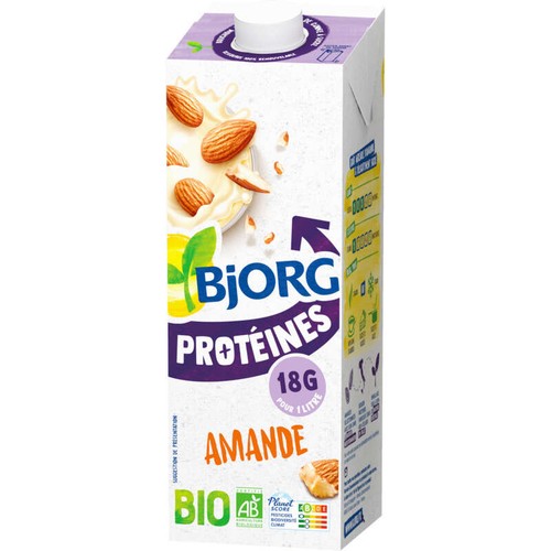 Bjorg Amande protéines Bio 1L